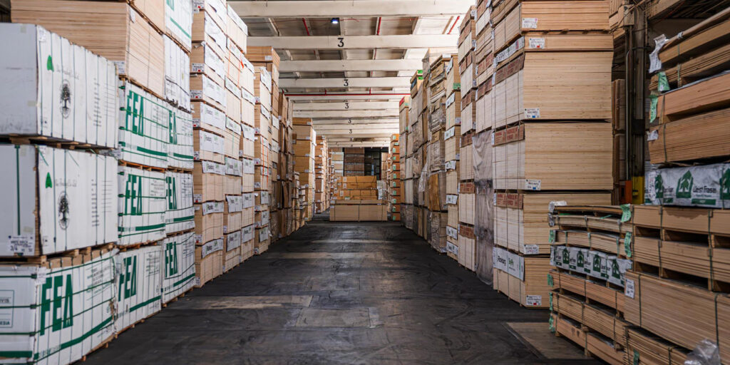 Chesapeake warehouse aisle