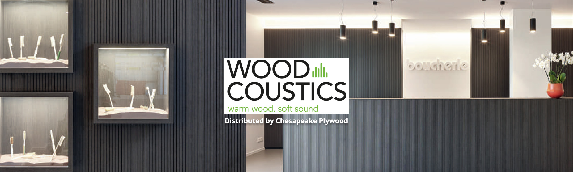 Woodcoustics Distributed by Chesapeake Plywood