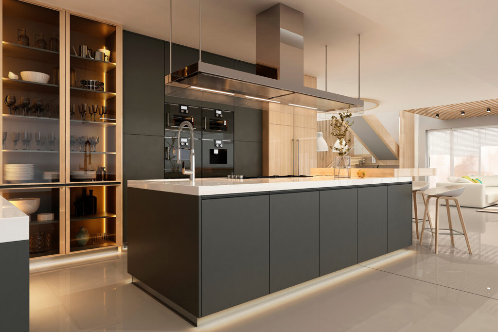 Kitchen made from HDF