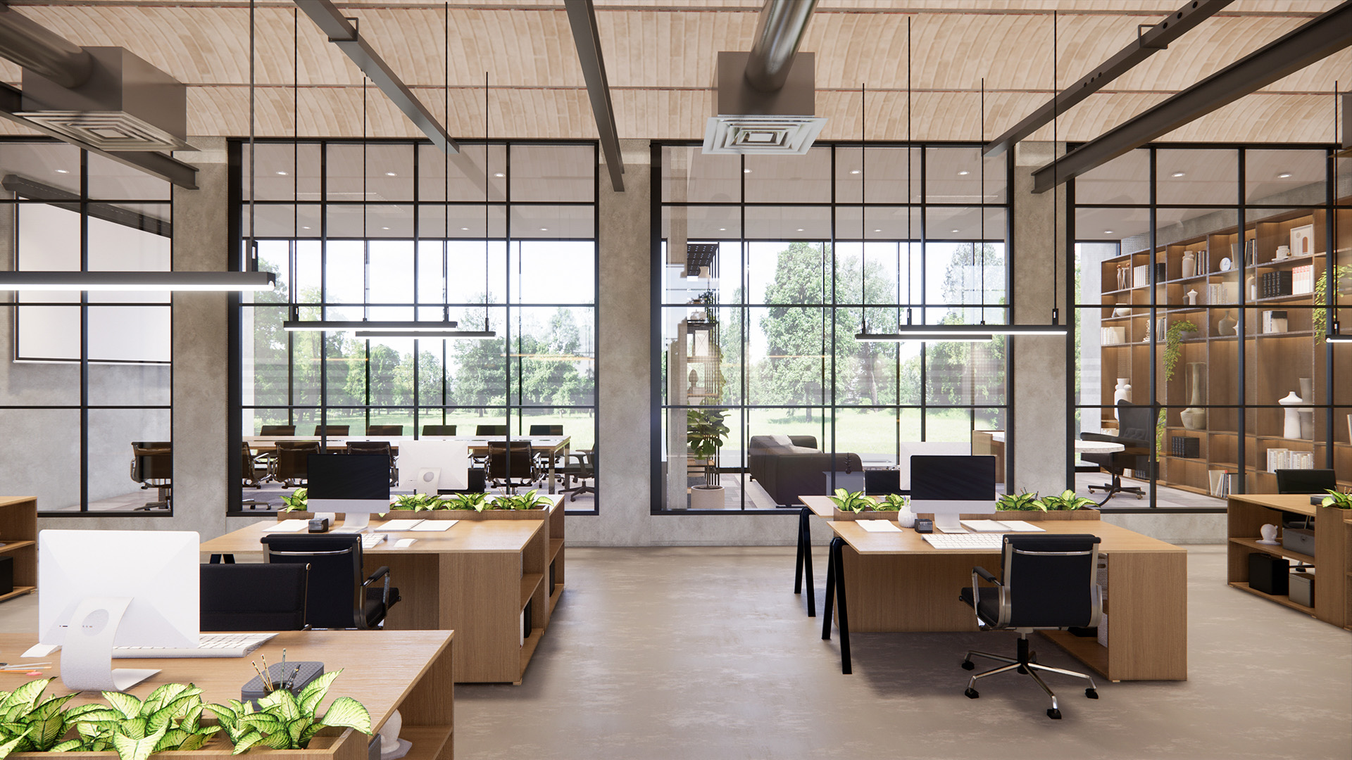 Modern Loft Office open space