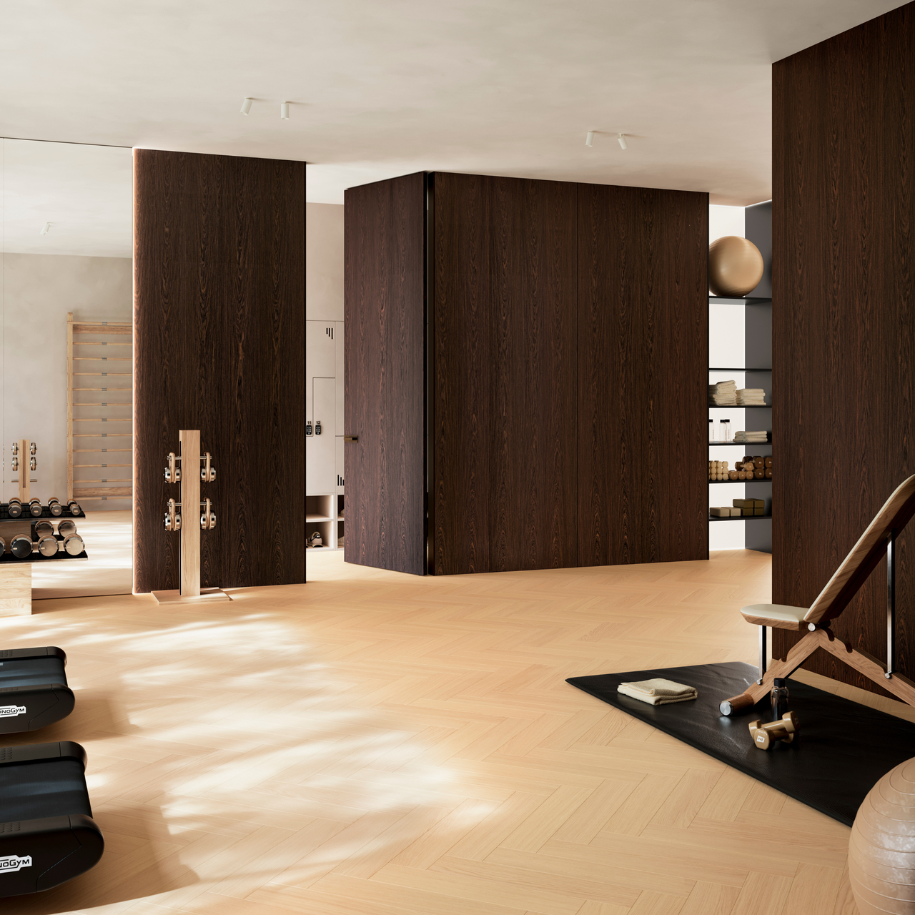Decospan Nuxe gym scene