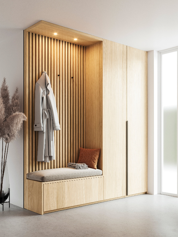 Decospan ASTRATA Slats Ivory Oak Hall