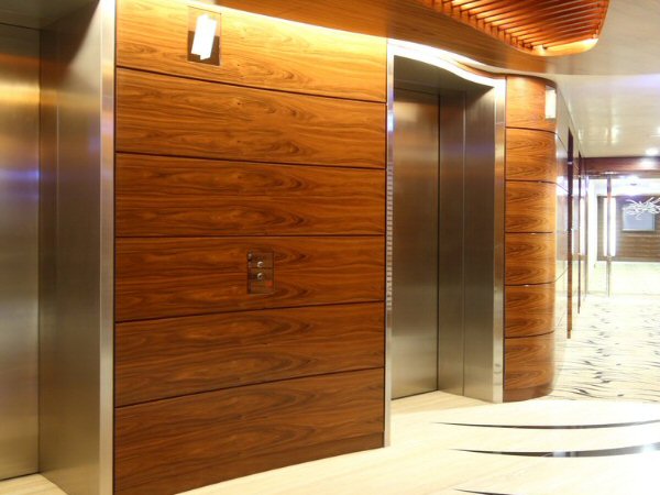 MDF elevator lobby