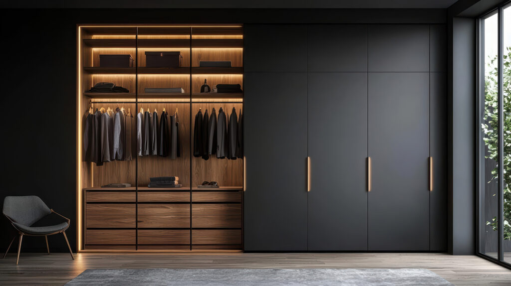 High end built-in wardrobe