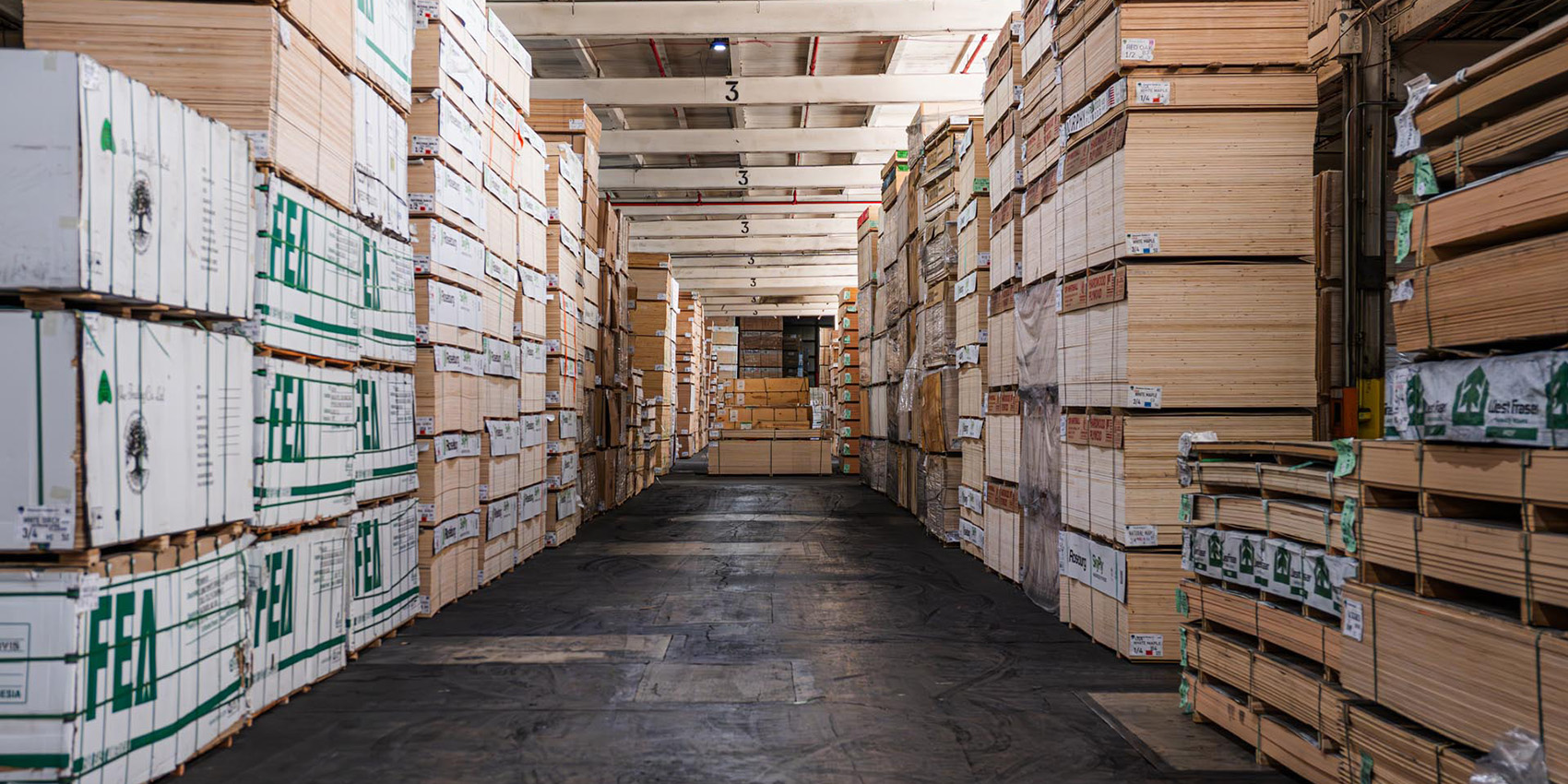 Chesapeake warehouse aisle