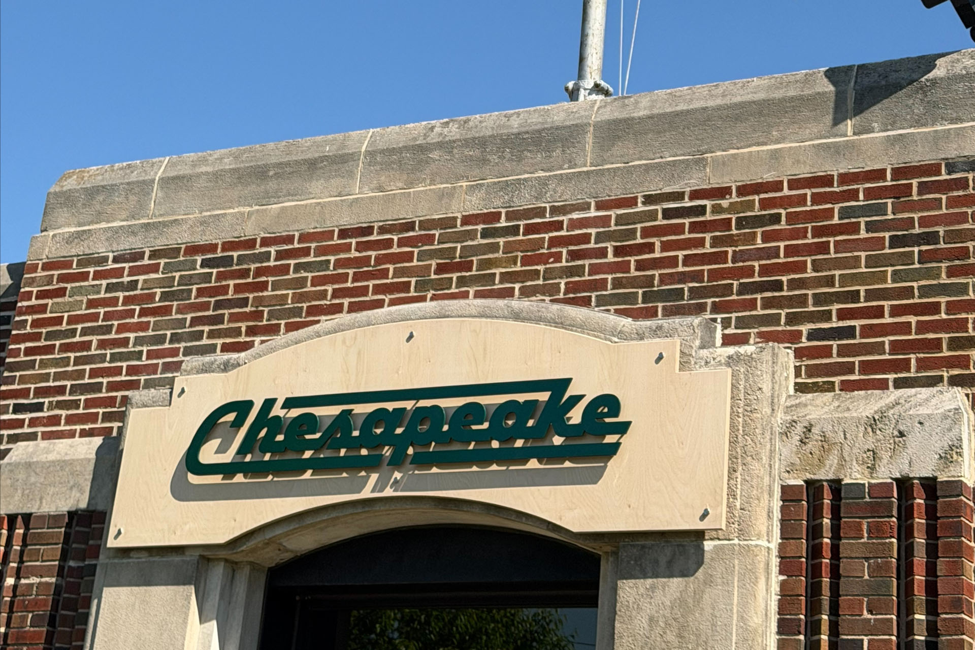 chesapeake sign