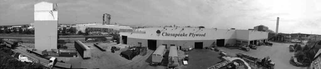 old cheaspeake headquarters black and white