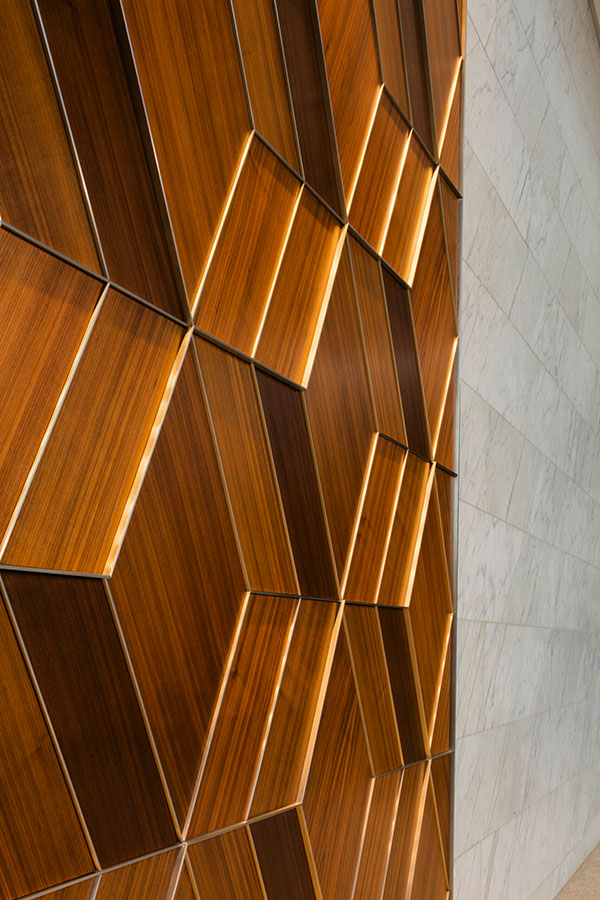 closeup of medite wood panel pattern
