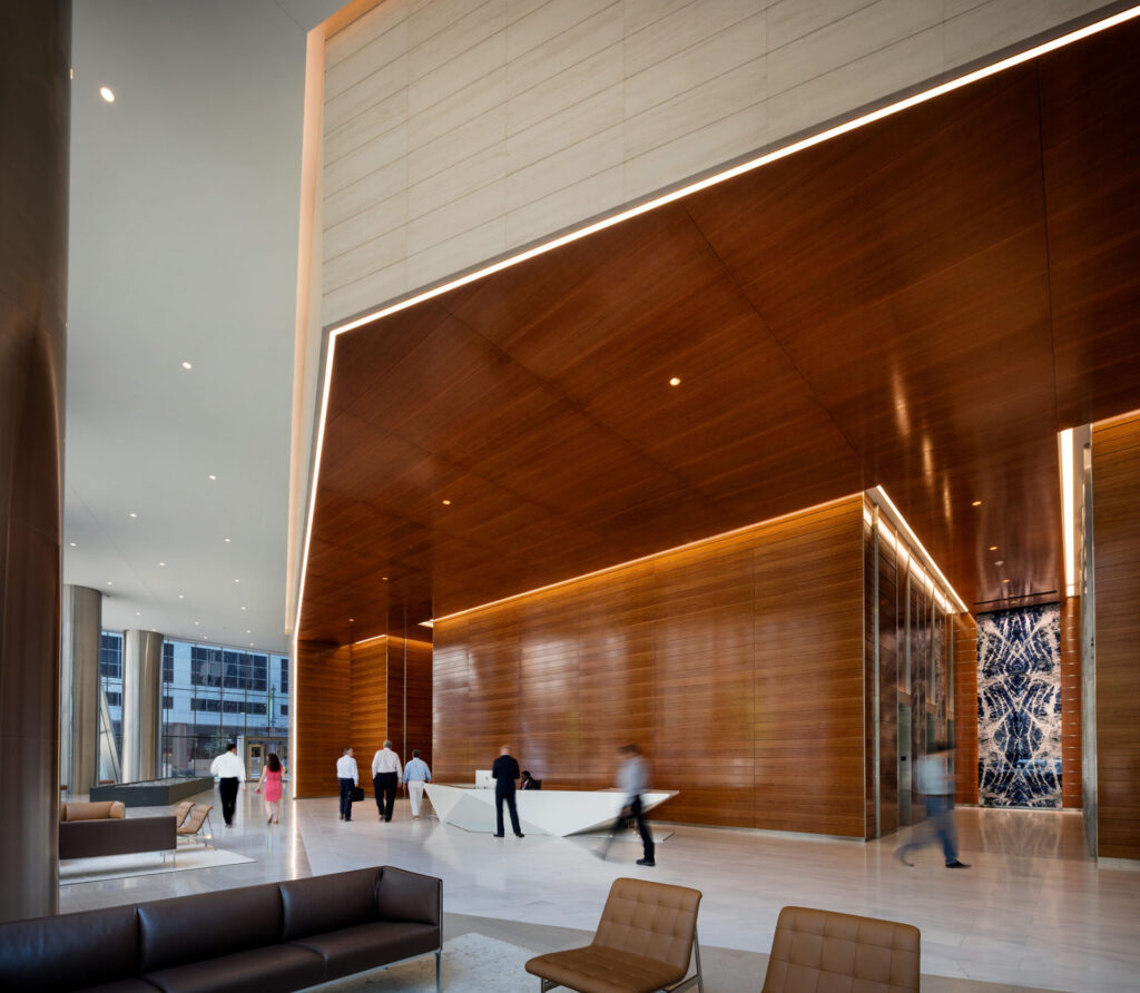 office interior with roseburg medite panels