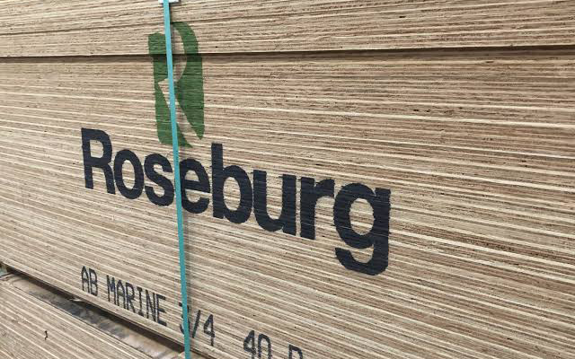 stack of roseburg wood