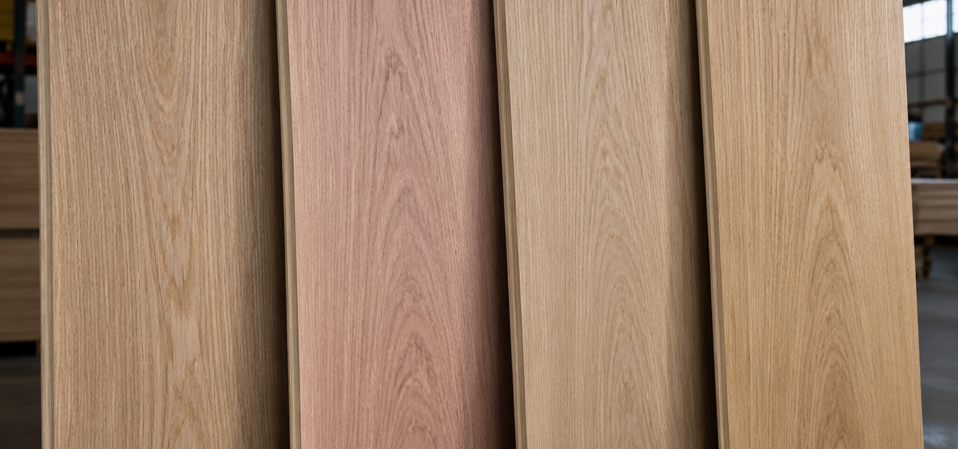 Oak Wood Panels in Workshop Display (banner)